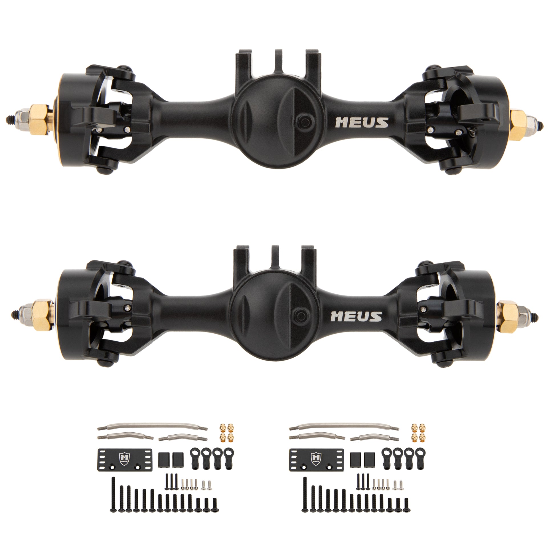 Black 4WS TRX4M Metal V2 Isokinetic axles