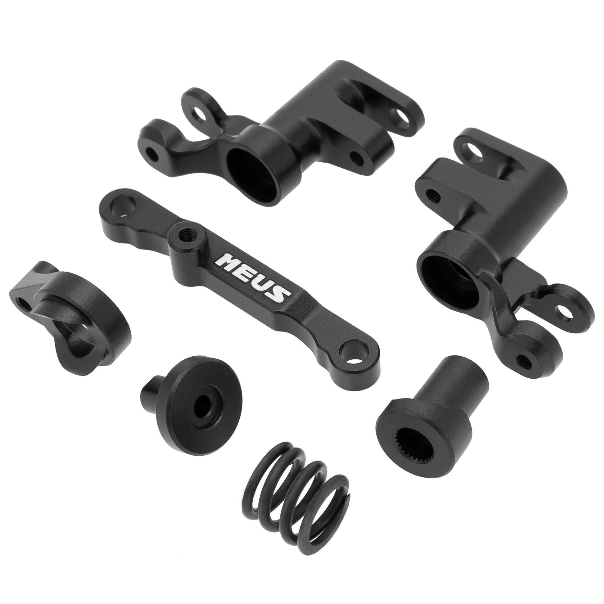 Black Aluminum BellCrank Steering Set  for Traxxas 1/16 Mini Maxx