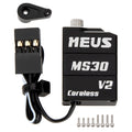 Black Aluminum SCX30 V2 coreless servo