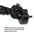 Black CHEAT CODE V2 Capra 1.9 Isokinetic front axle shock mount