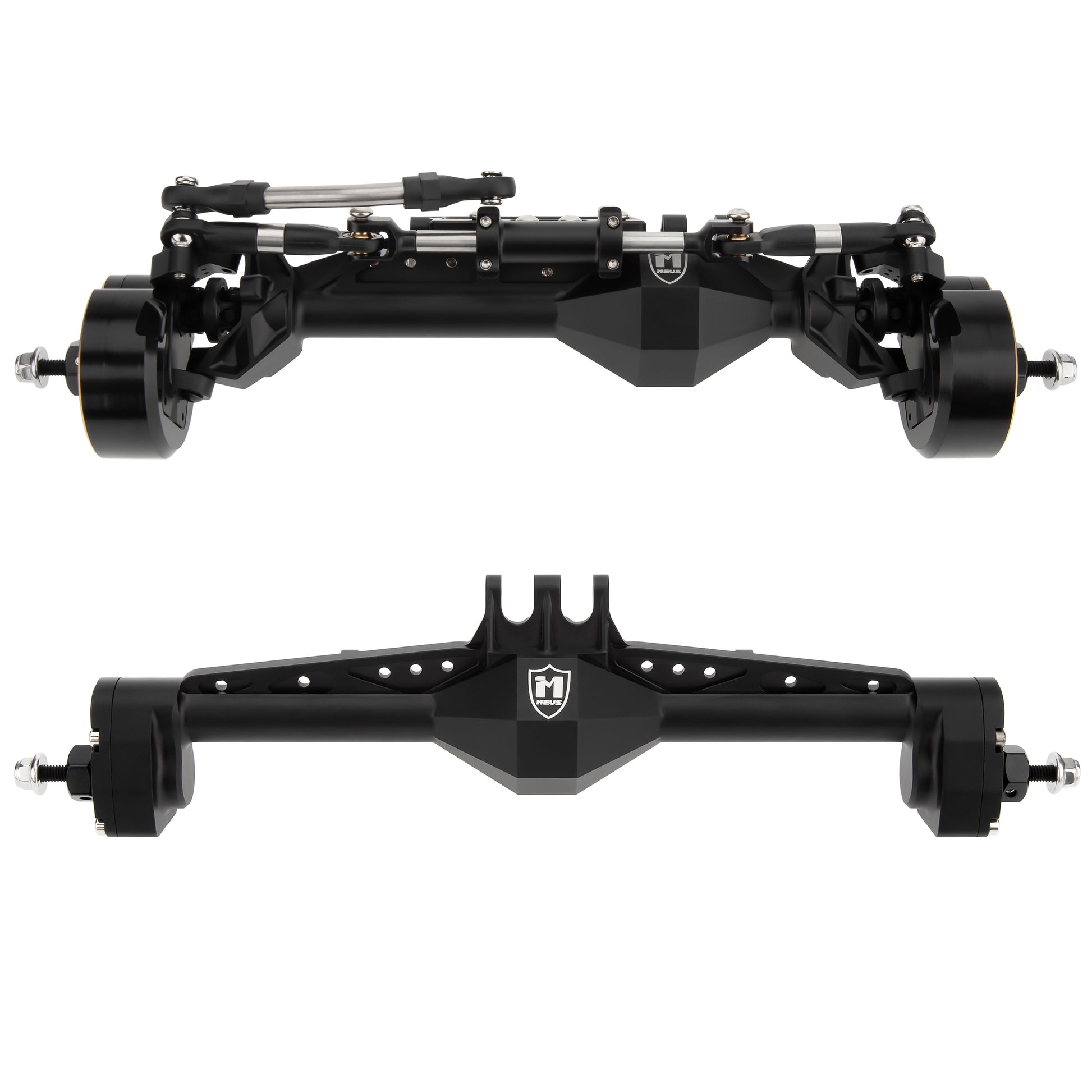 Black CHEAT CODE V2 Capra 1.9 Isokinetic front rear axles