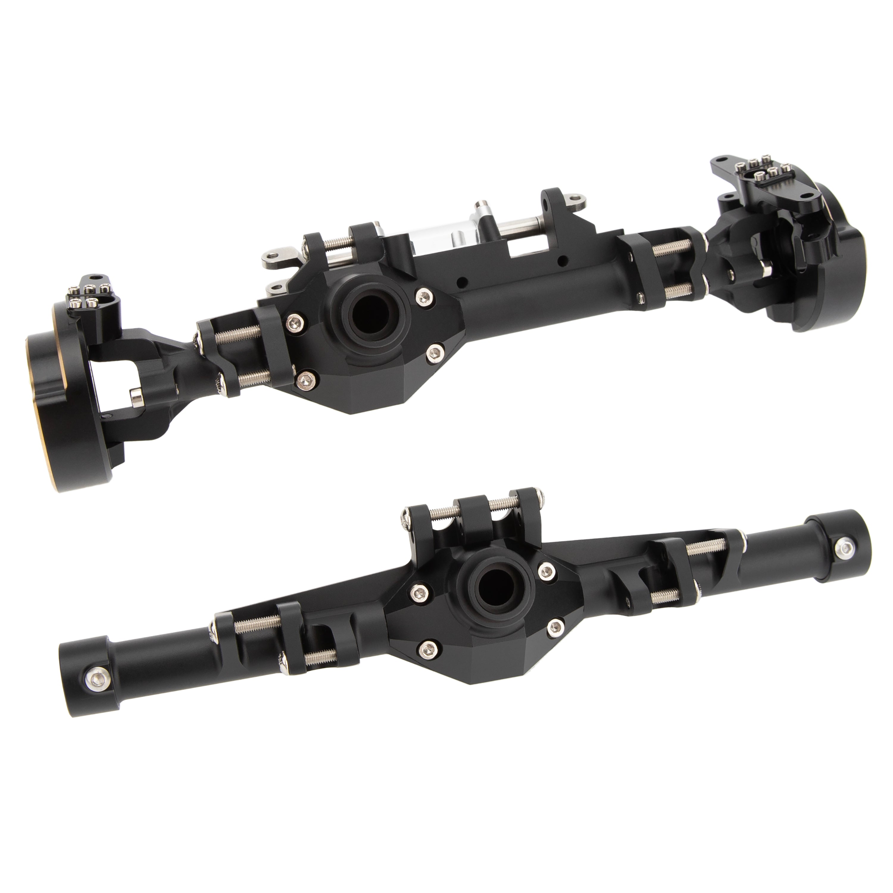 MEUS Racing Metal H10 Optic Straight Front Rear Axles Housings for 1/10 ...