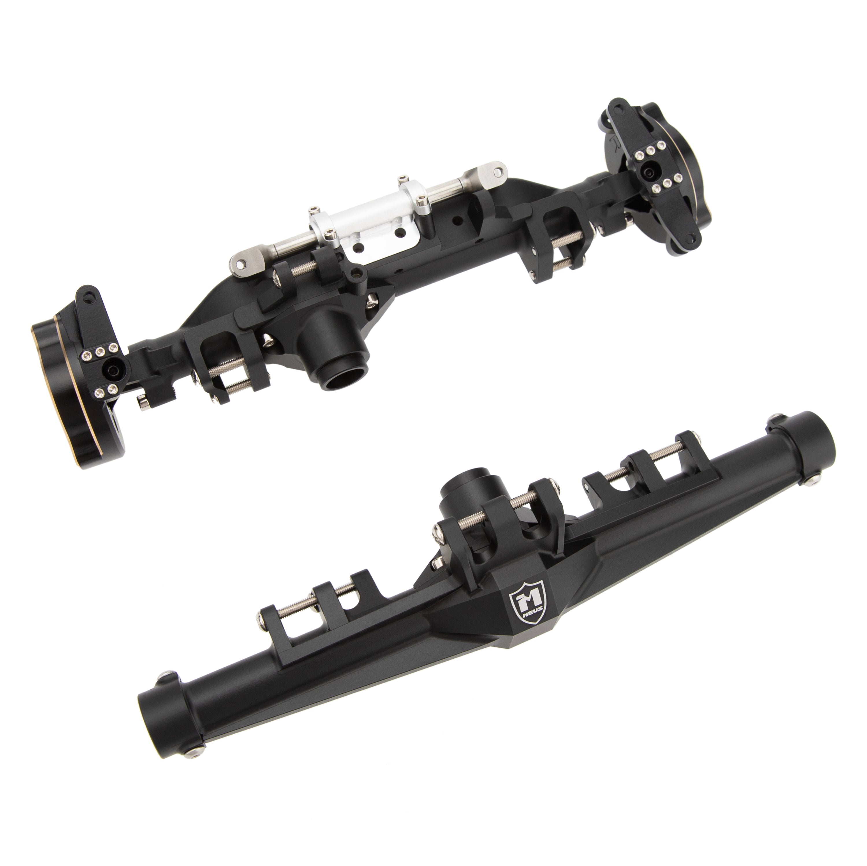 MEUS Racing Metal H10 Optic Straight Front Rear Axles Housings for 1/10 ...