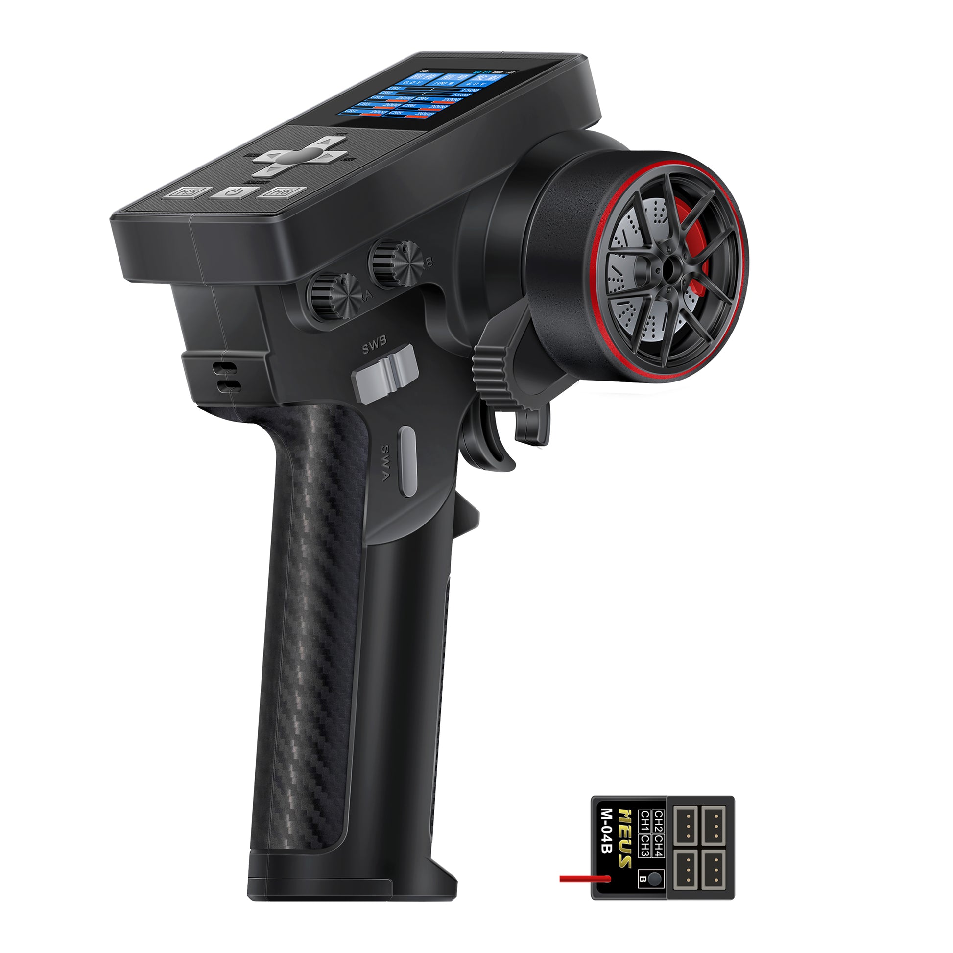 Black ME-08B transmitter with ME-04B receiver