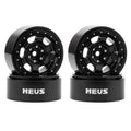 Black MW1302 1.3-Inch Beadlock Wheels