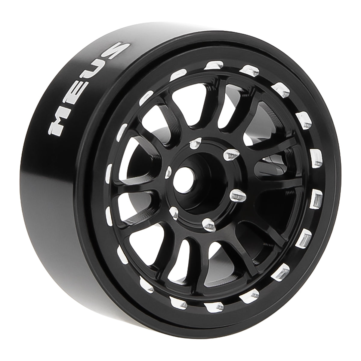 Black MW1303 1.3-Inch Beadlock Wheels