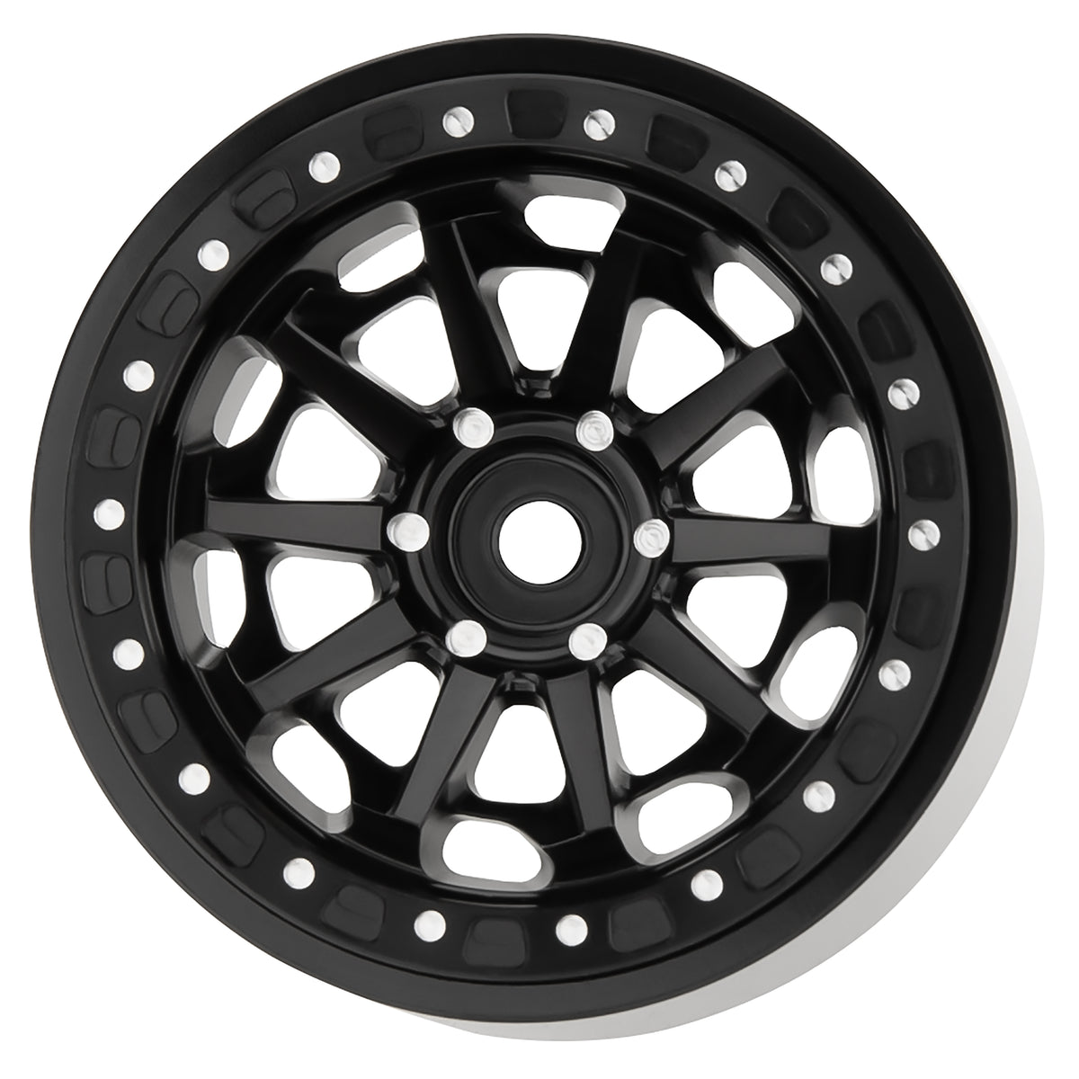 Black MW1304 1.3-Inch Beadlock Wheels