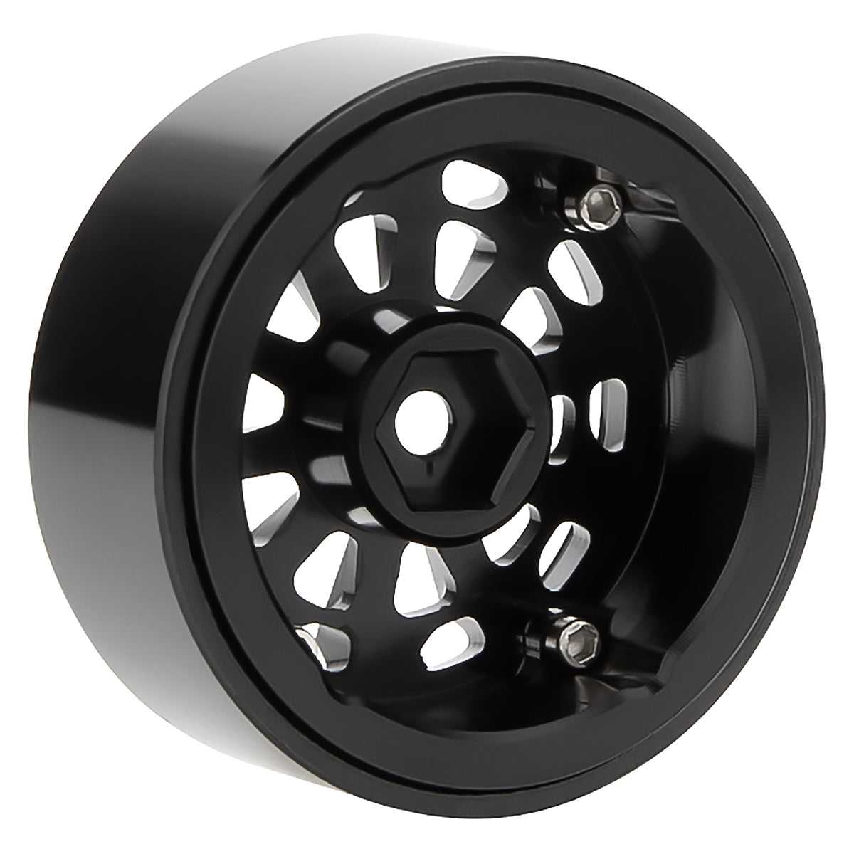 Black MW1304 1.3-Inch Beadlock Wheels