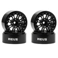Black MW1305 1.3-Inch Beadlock Wheels