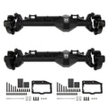 Black Redcat Vertex-6 4WS front axle housings