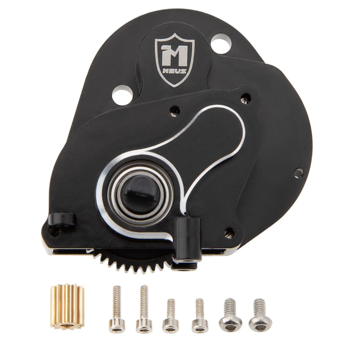 Black SCX24 Brushless Complete Transmission