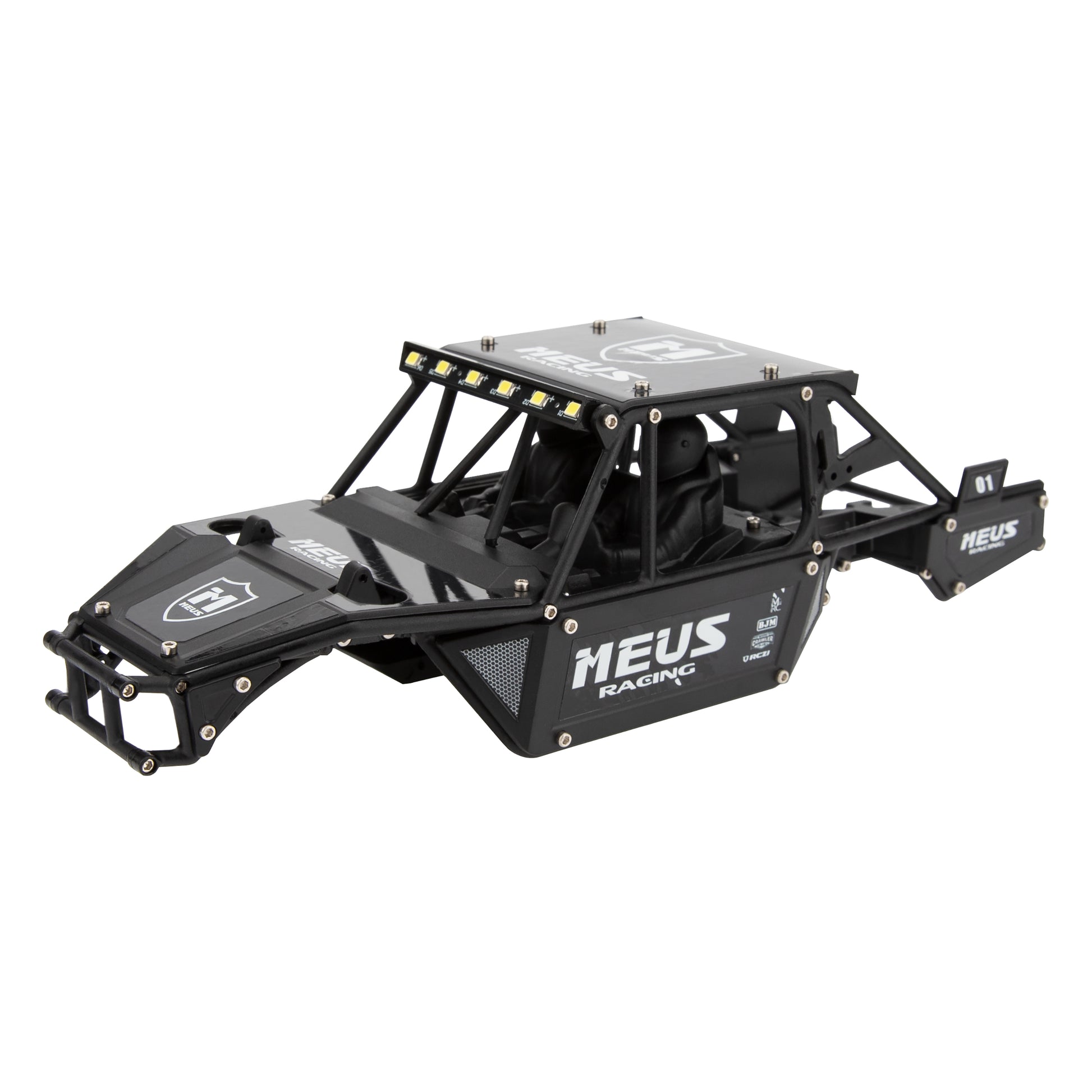 Black SCX24 Mantis Roll Cage Chassis Body Shell