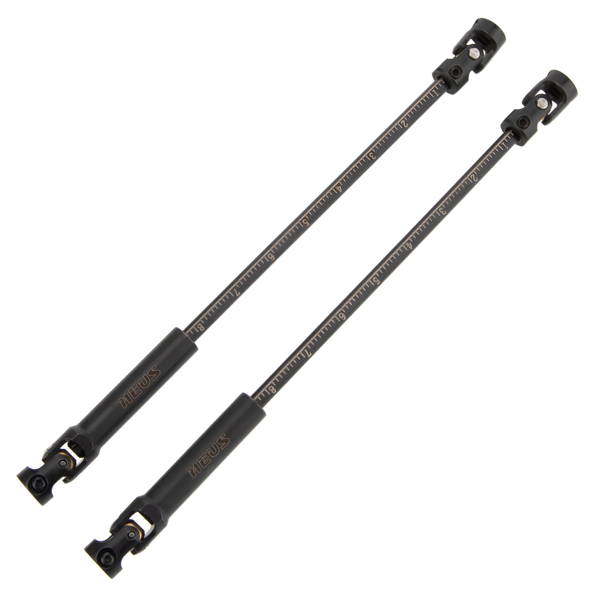 Black SCX24 V2 Cuttable Drive Shafts