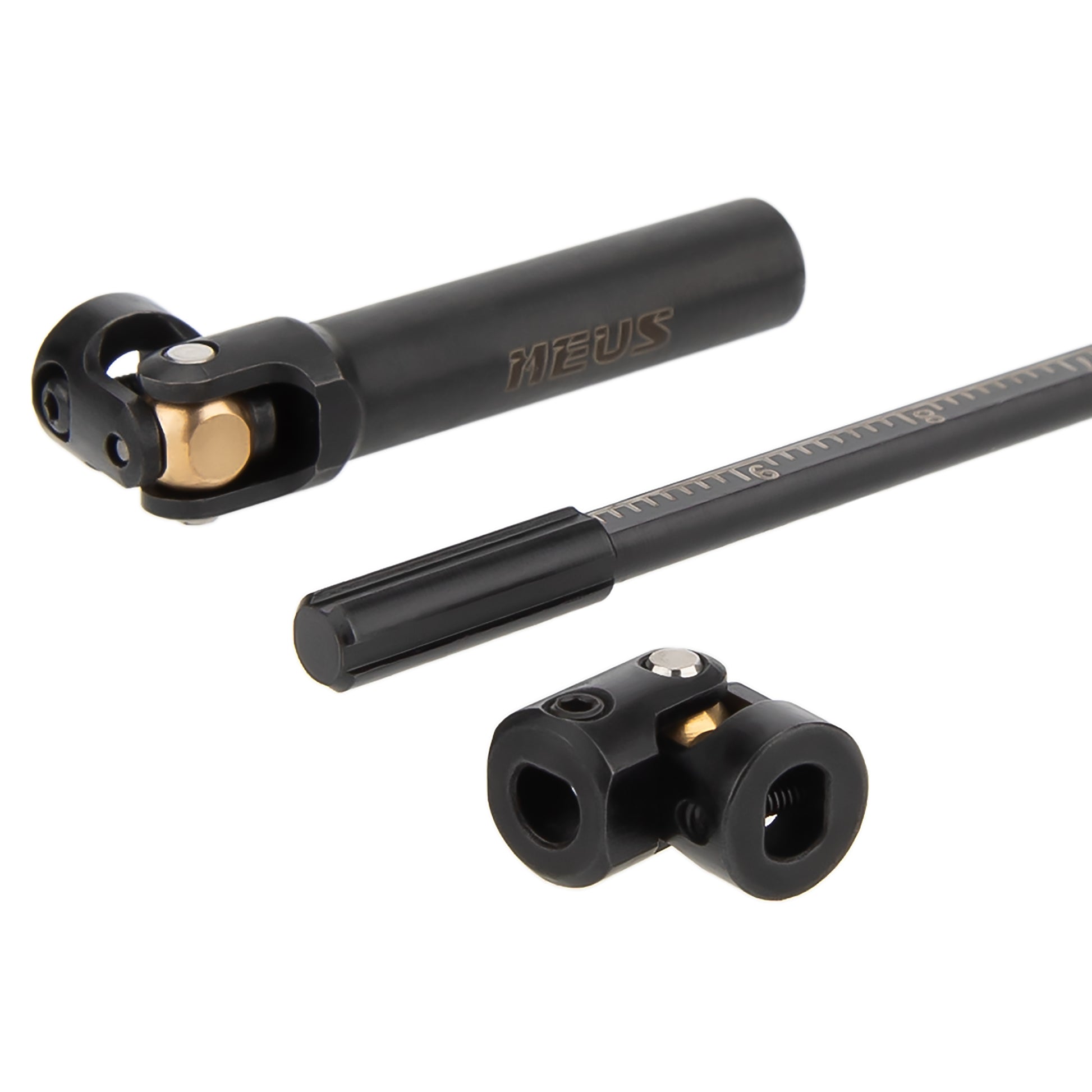 Black SCX24 V2 Cuttable Drive Shafts