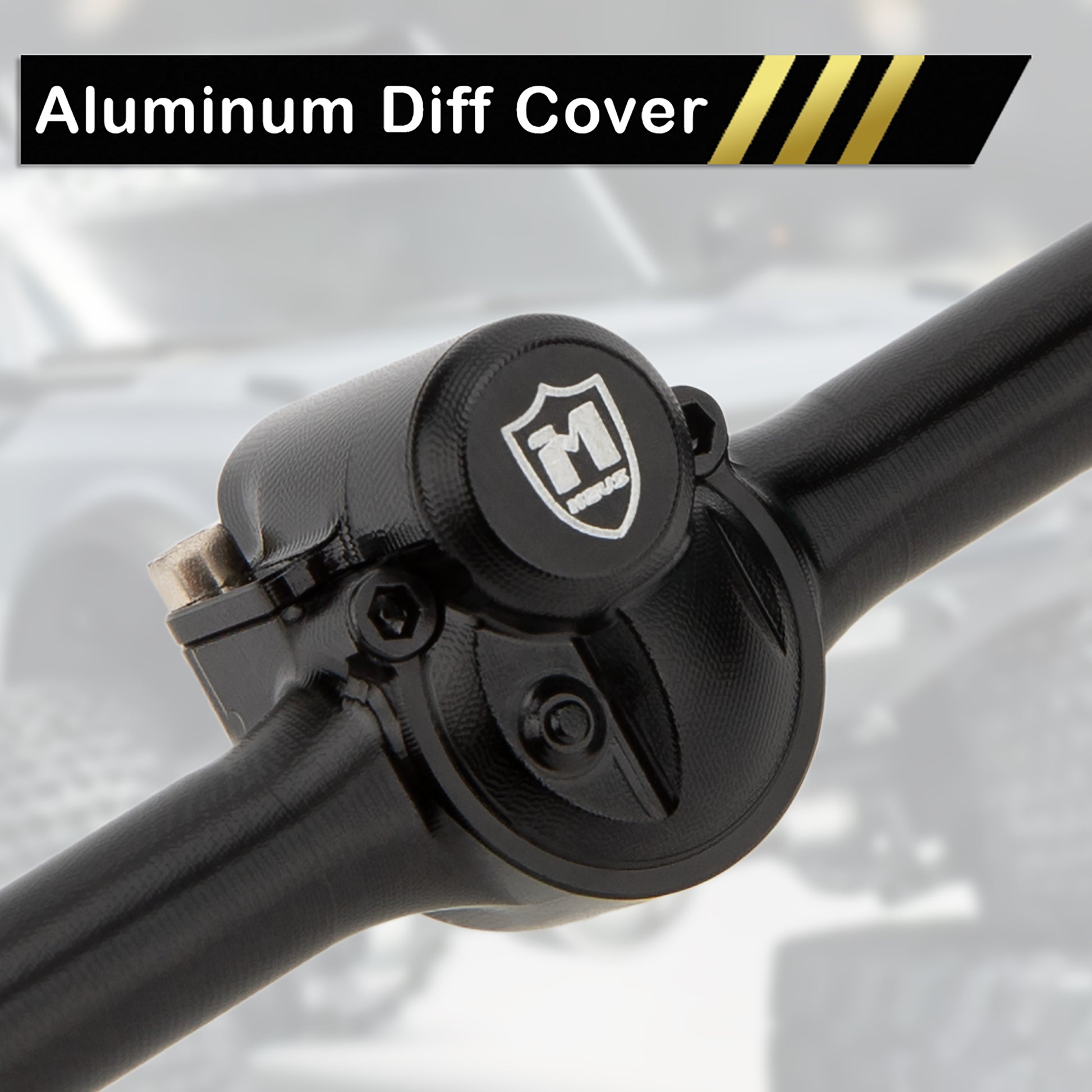 Black SCX30 Isokinetic Front Axle Diff cover