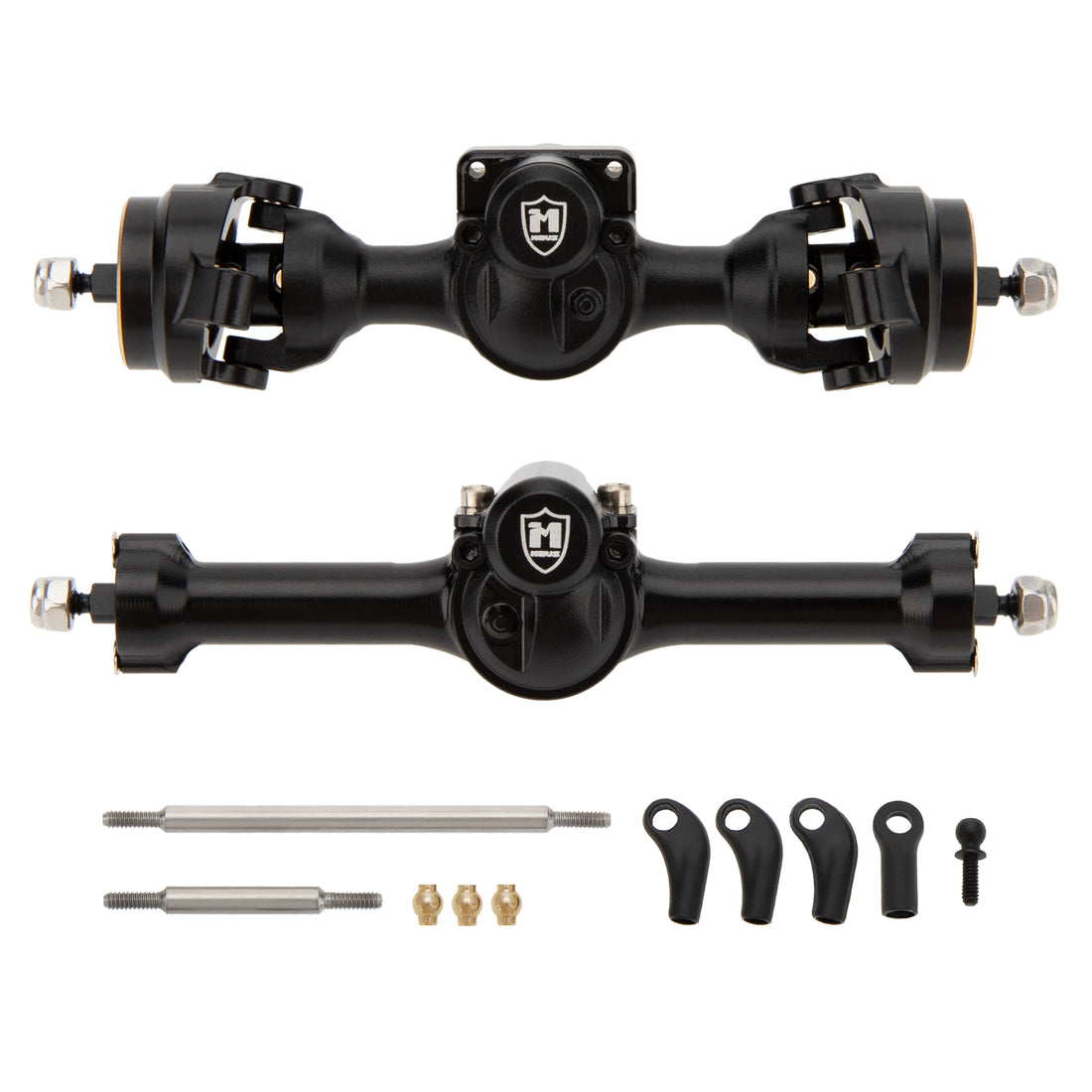 Black SCX30 Isokinetic Front Rear Axles