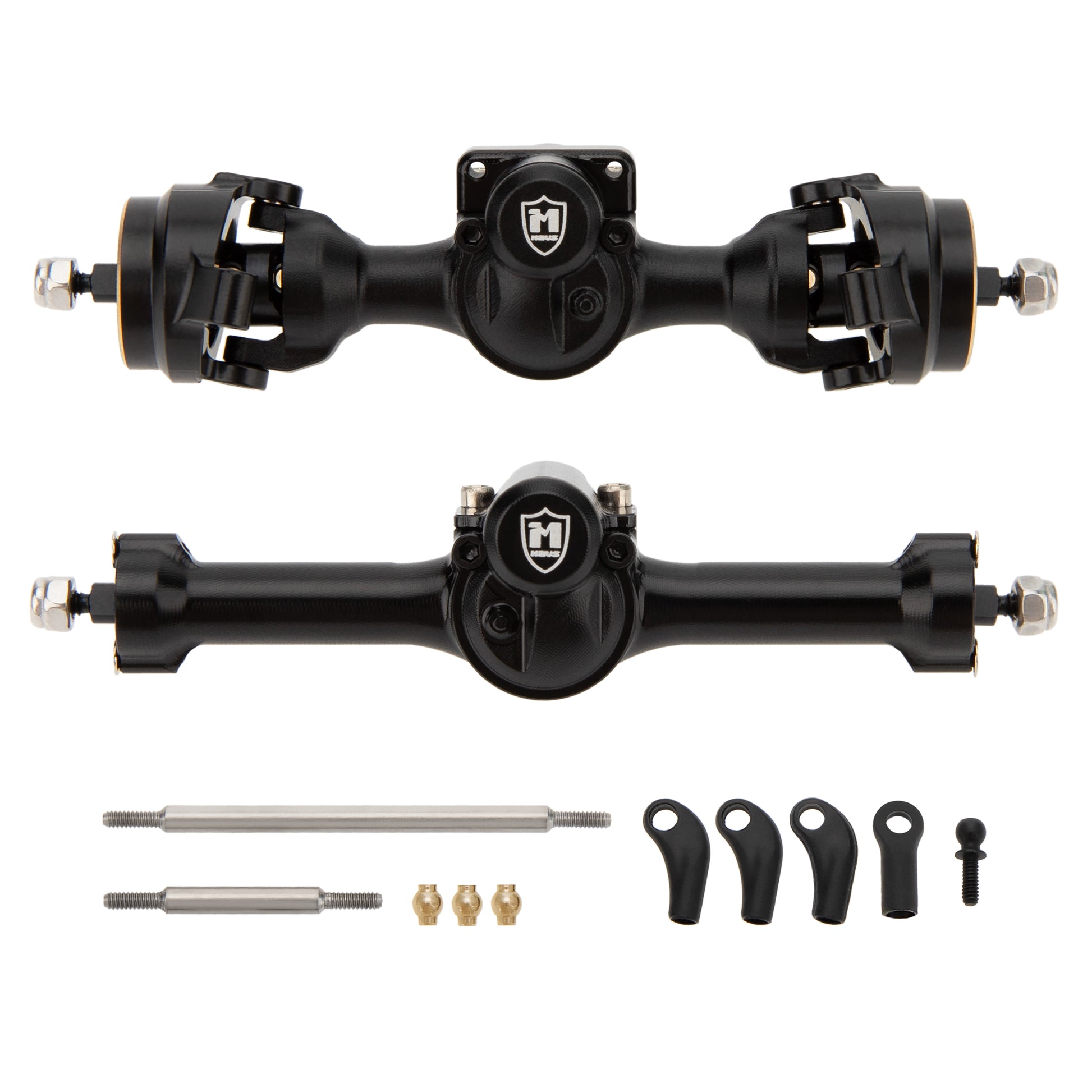 Black SCX30 Isokinetic Front Rear Axles