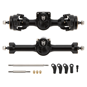 Black SCX30 Isokinetic Front Rear Axles