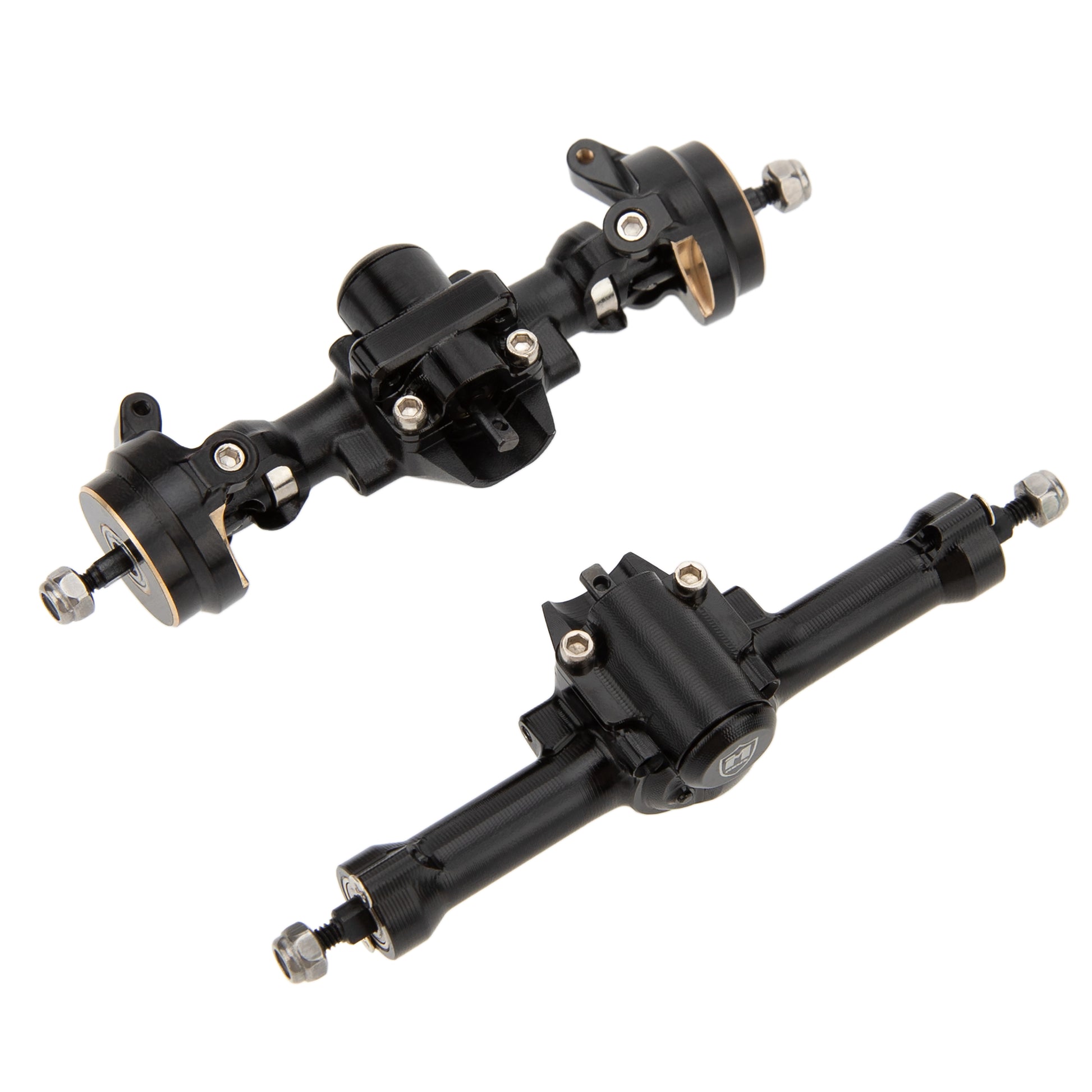 Black SCX30 Metal Straight Axles 