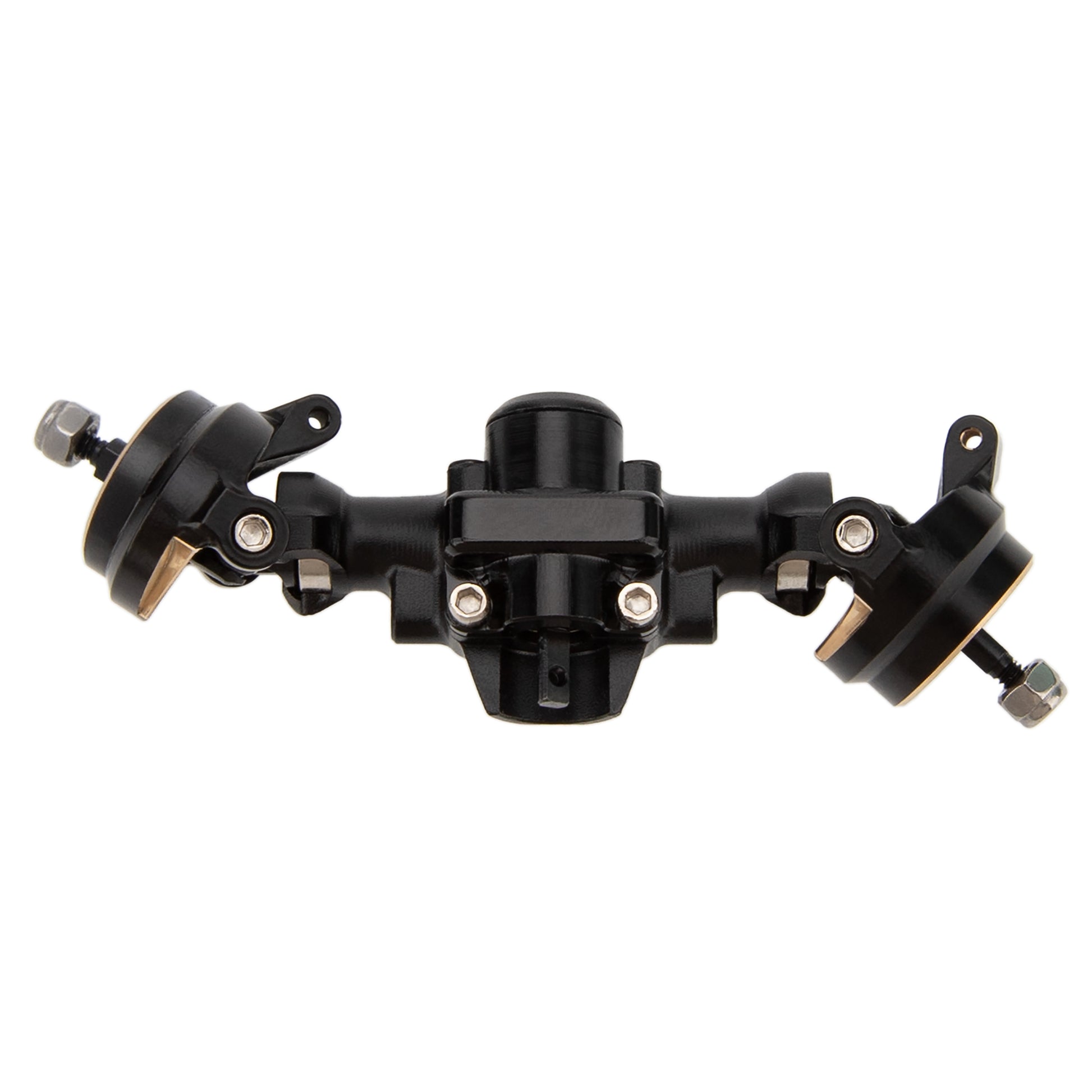 Black SCX30 Metal Straight Front Axle