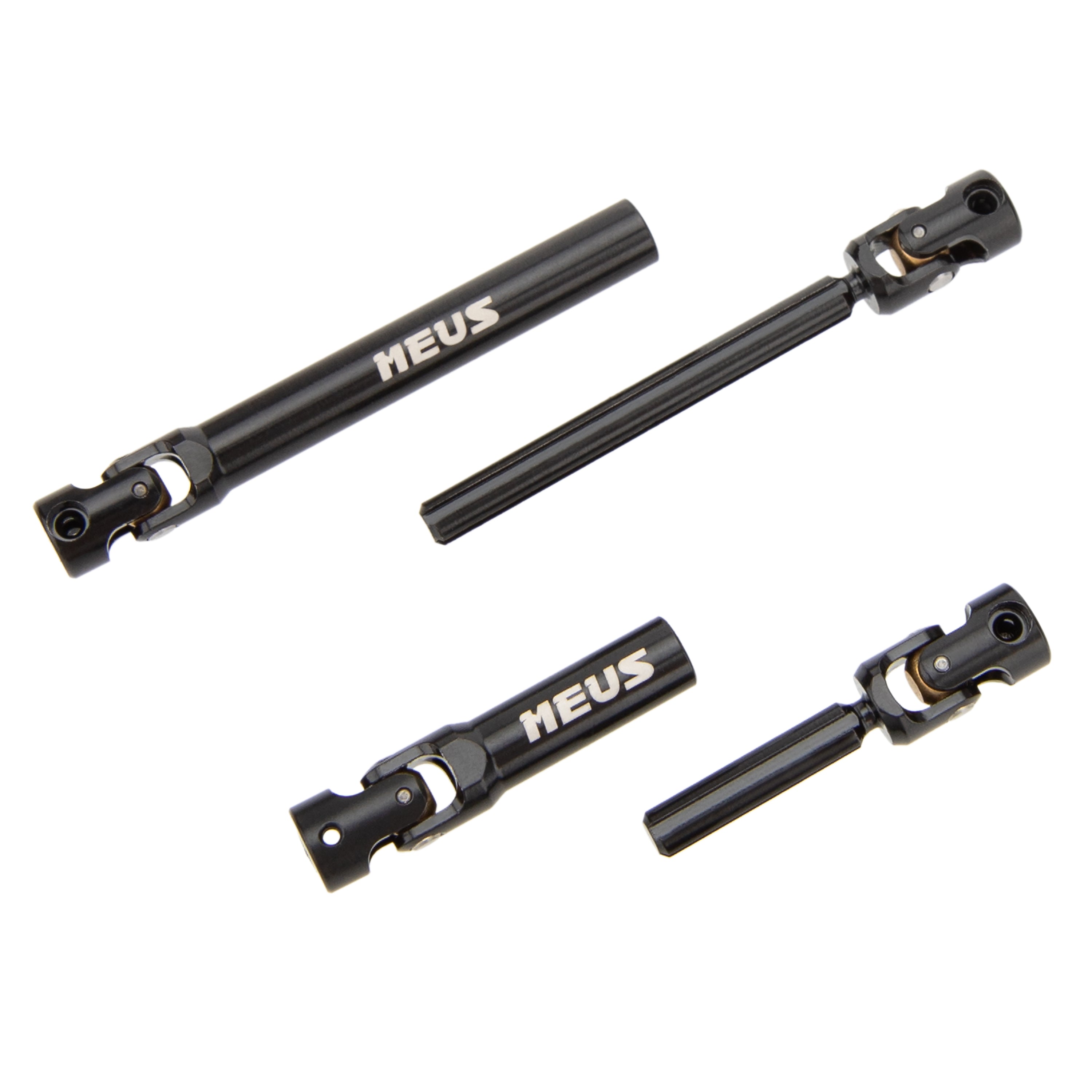 MEUS Racing Stainless Steel Drive Shafts For SCX24 Gladiator Power