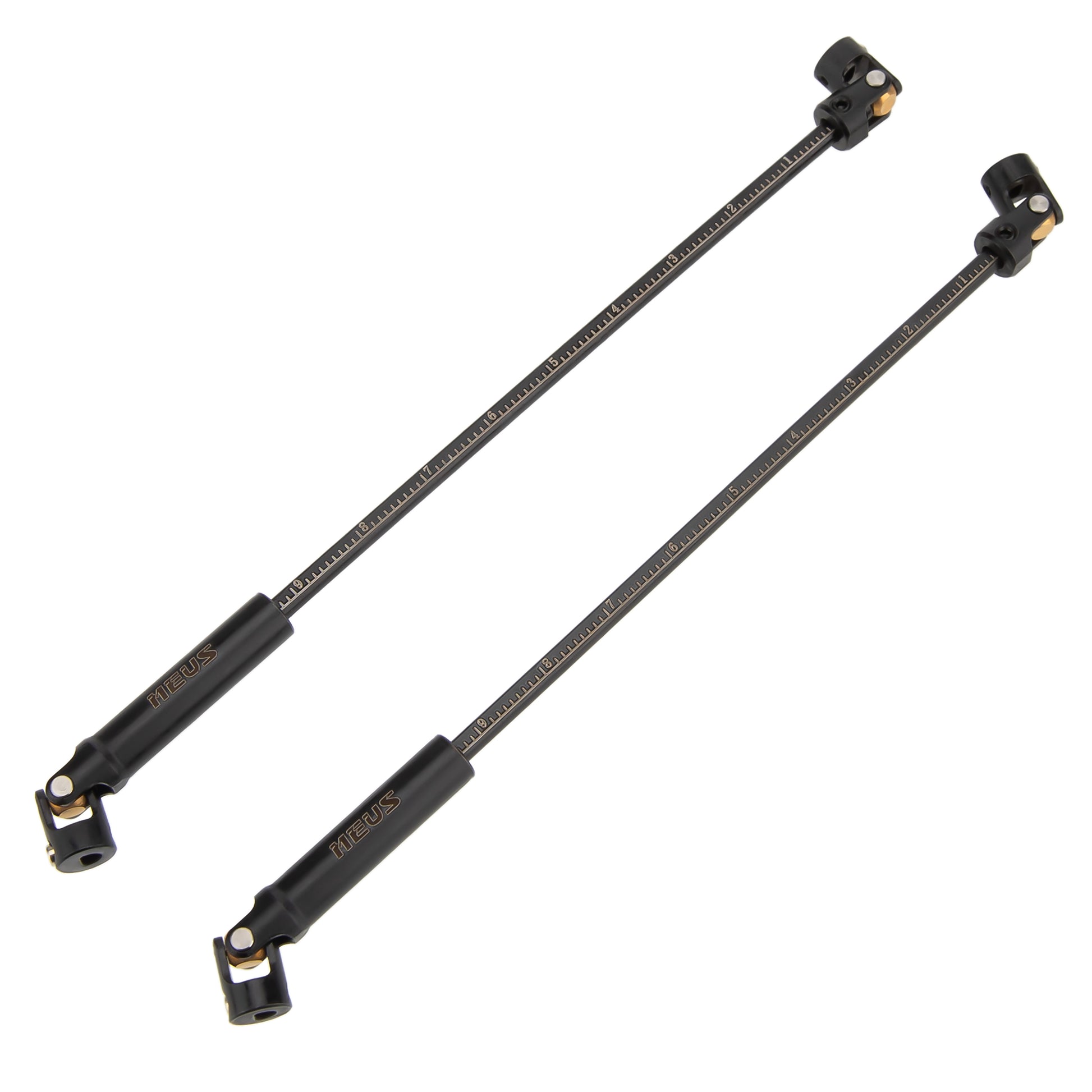 Black TRX4M Cuttable Drive Shafts