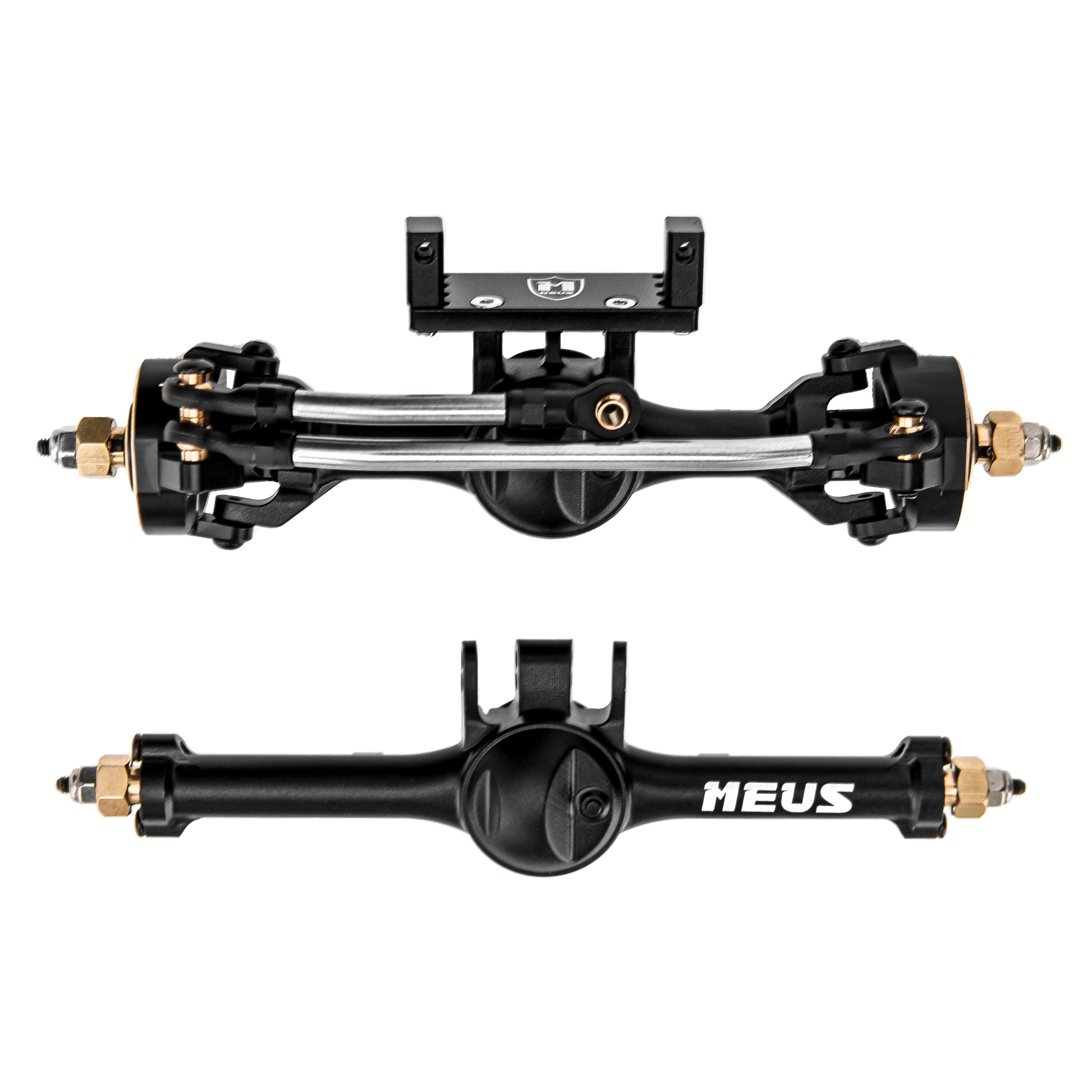MEUS Racing TRX4M Metal V2 Isokinetic Front & Rear axles with Adjustab