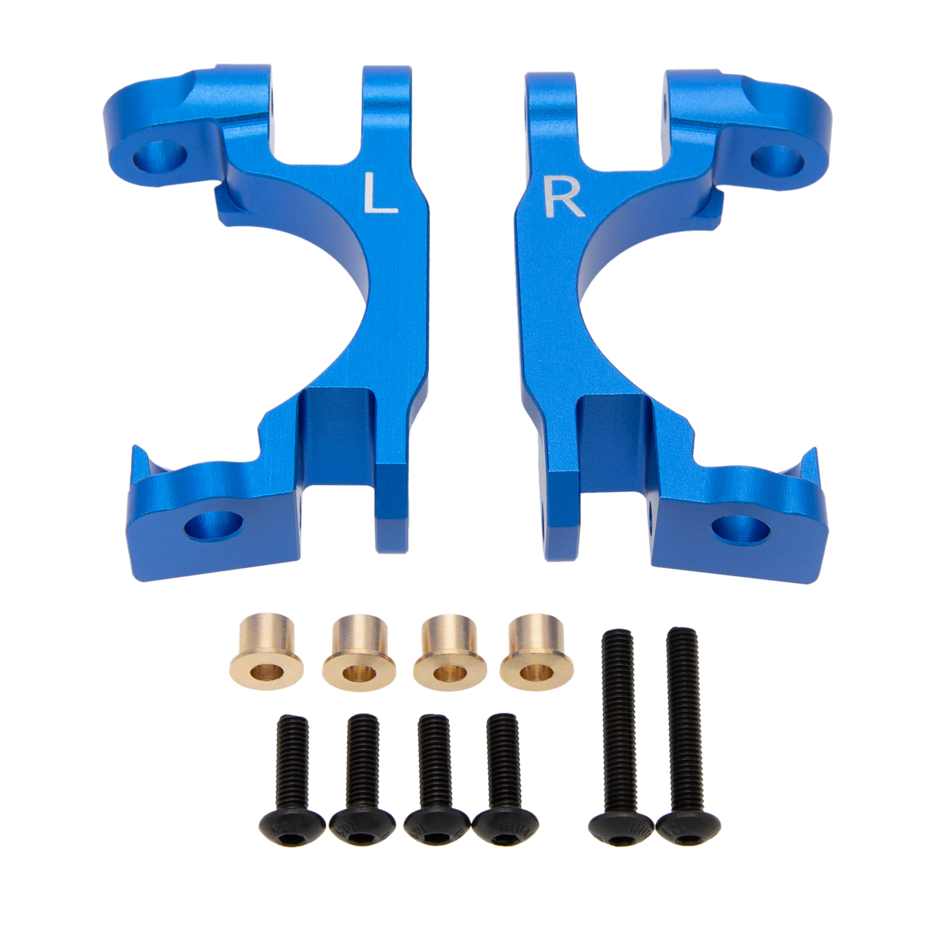 MEUS Racing Aluminum C-Hub Heavy-Duty Caster Blocks for Traxxas 1/10 F