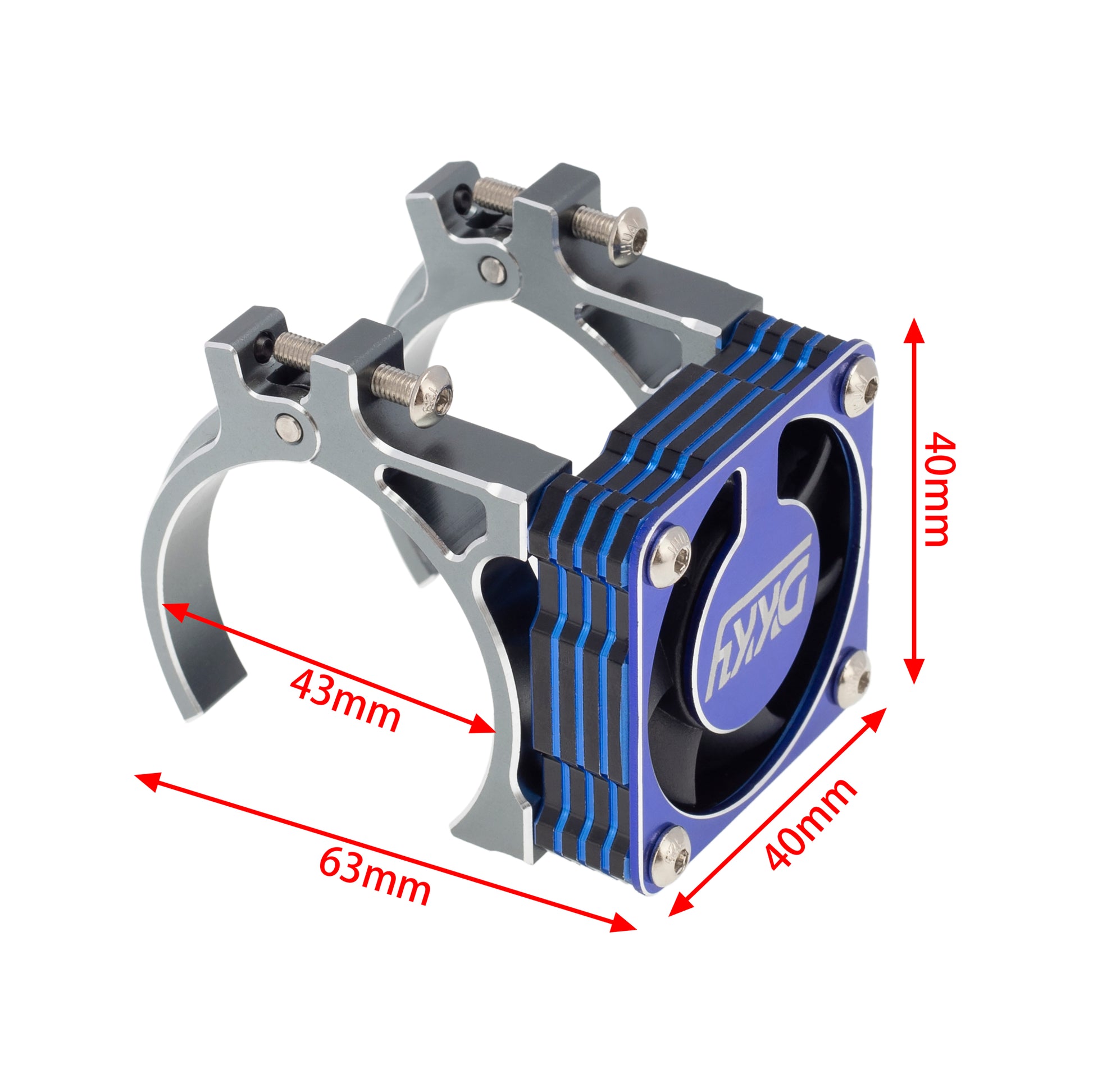 Onlineshop Für RC Cars - Drift - Crawler - OMG Motor Heatsink With Dual Cooling Fan For 540 550 Motor Onlineshop Für RC Cars - Drift - Crawler - OMG Motor Heatsink With Dual Cooling Fan For 540 550 Motor