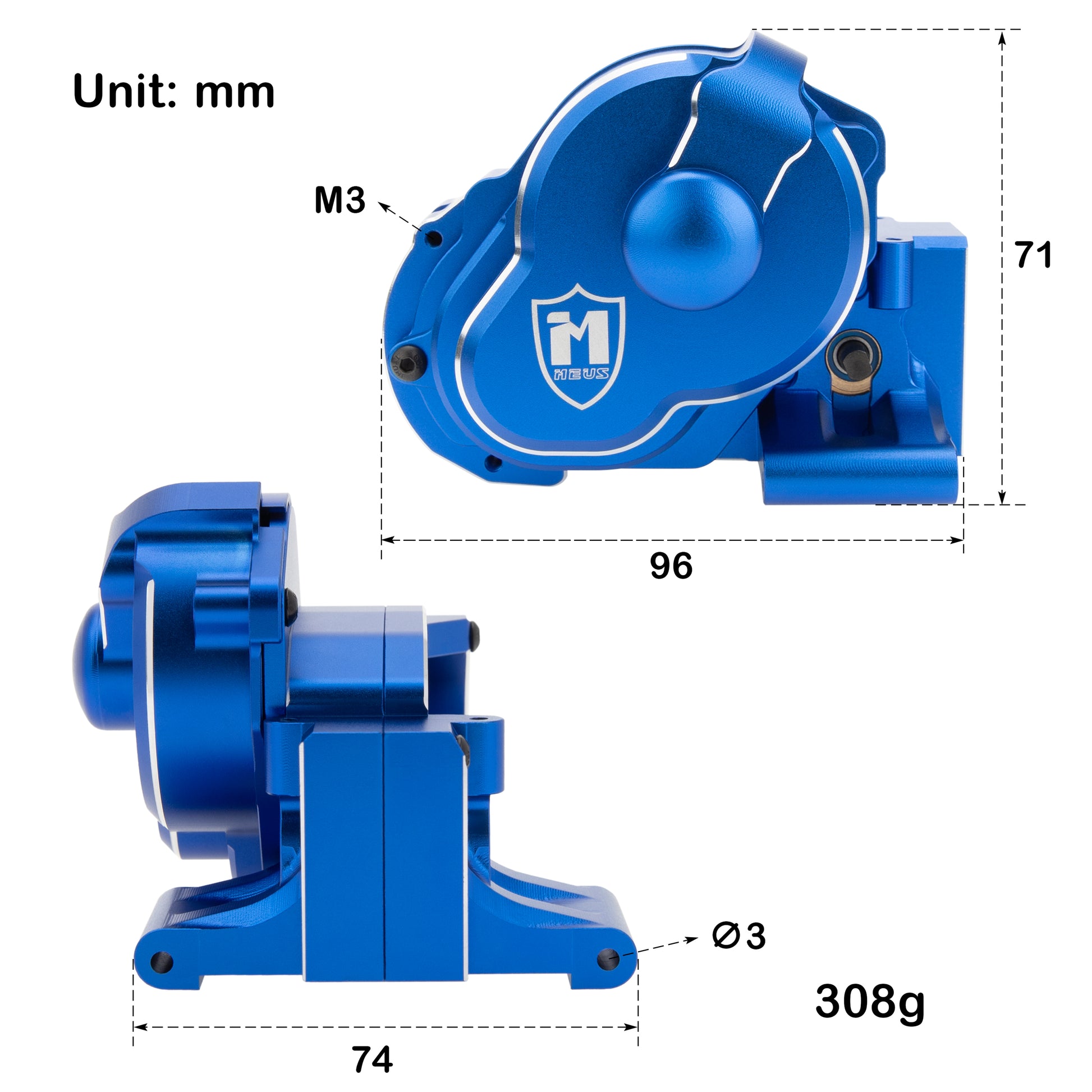 Blue Complete Transmission Size for 272 272R