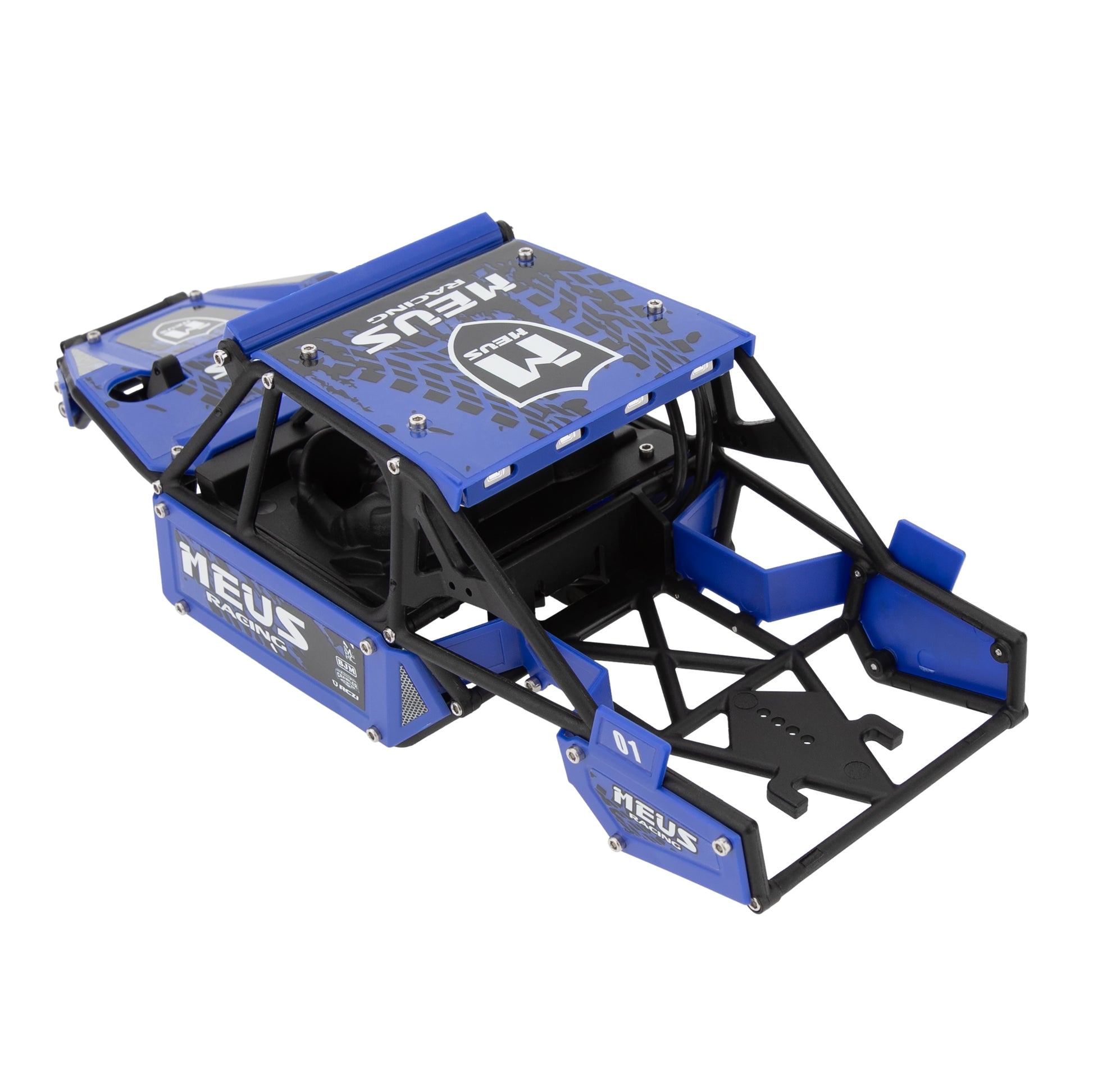 Blue SCX24 Mantis Roll Cage Chassis Body Shell