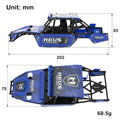 Blue SCX24 Mantis Roll Cage Chassis Body Shell Size