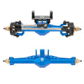 Blue TRX4M Metal isokinetic front and axles