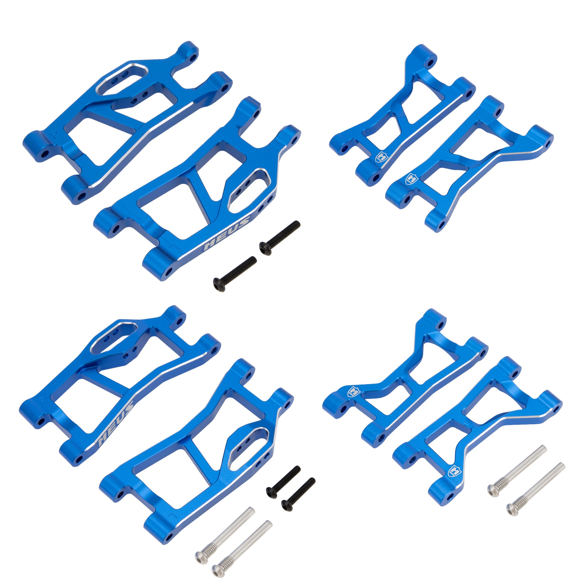 Blue suspension arms