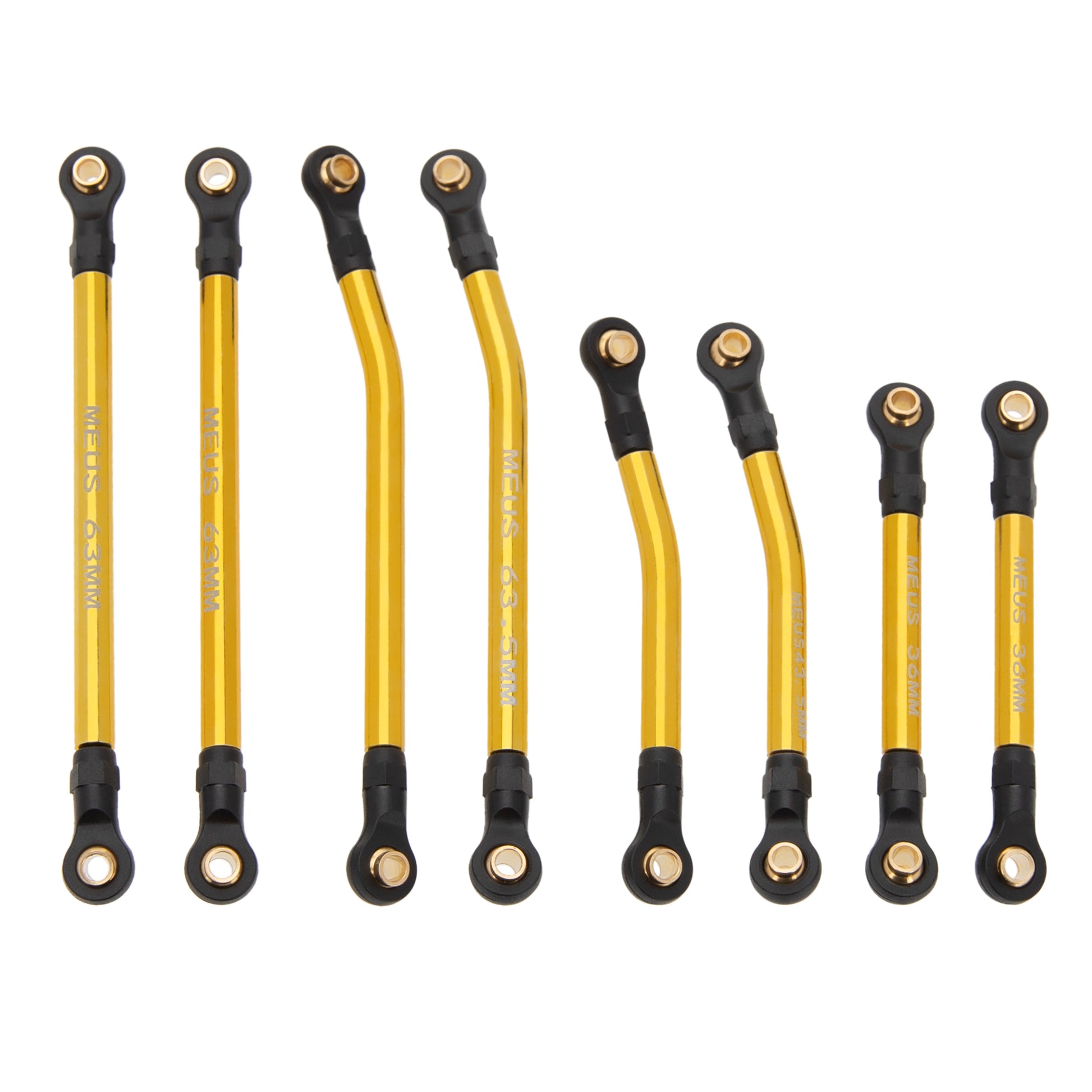 Brass Chassis Links for TRX4M High Trail K10 F150