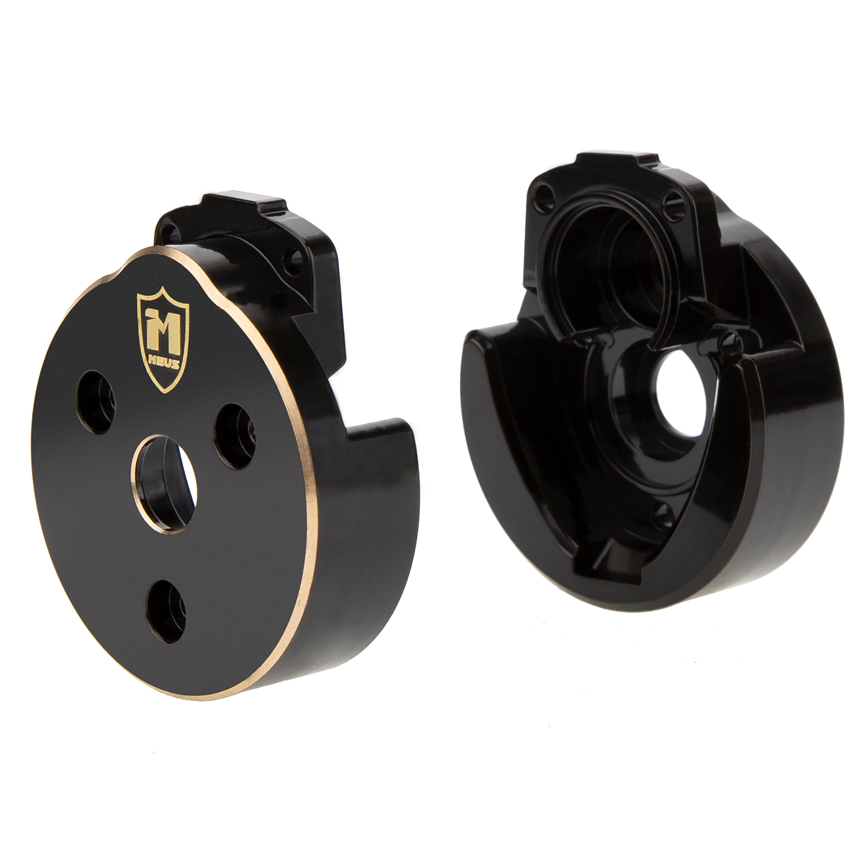 MEUS Racing MEUS SCX10 Nylon Portal Axles Brass Counterweight Covers