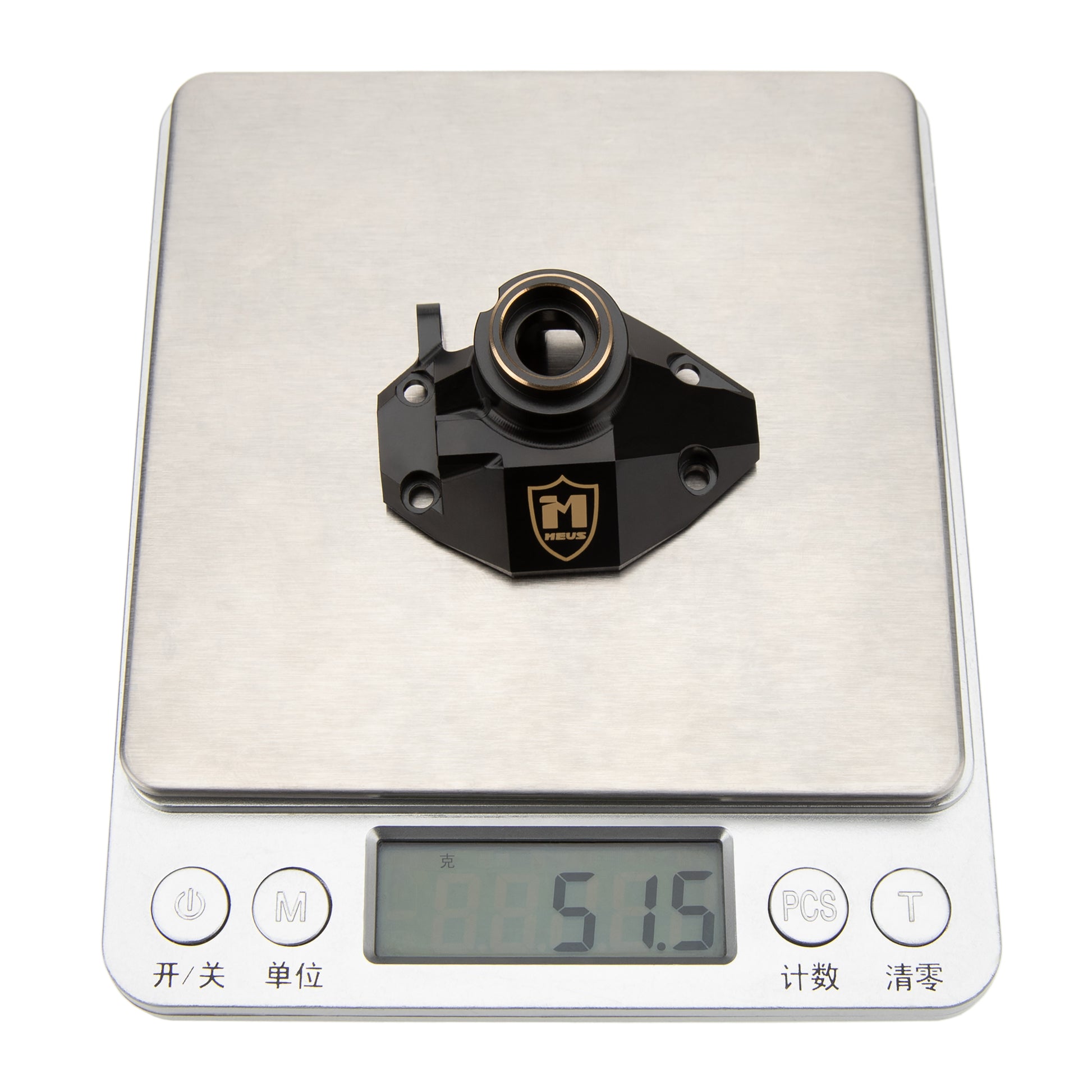 Brass Diff cover for Capra 1.9 UTB ISO Portal Axle