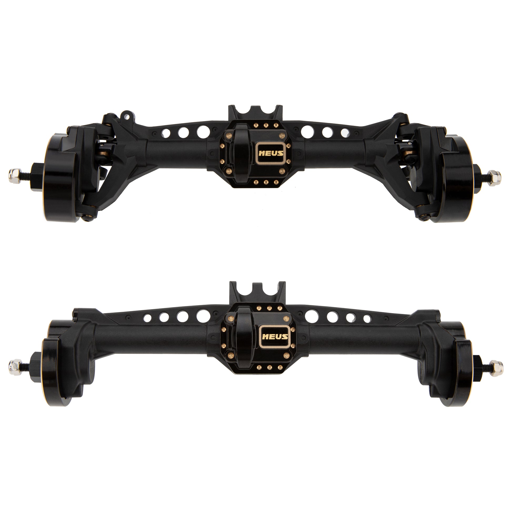 Brass Front Rear Diff Covers for SCX10 Nylon Portal Axle