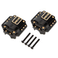 Brass Front Rear Diff Covers for SCX10 Nylon Portal Axle