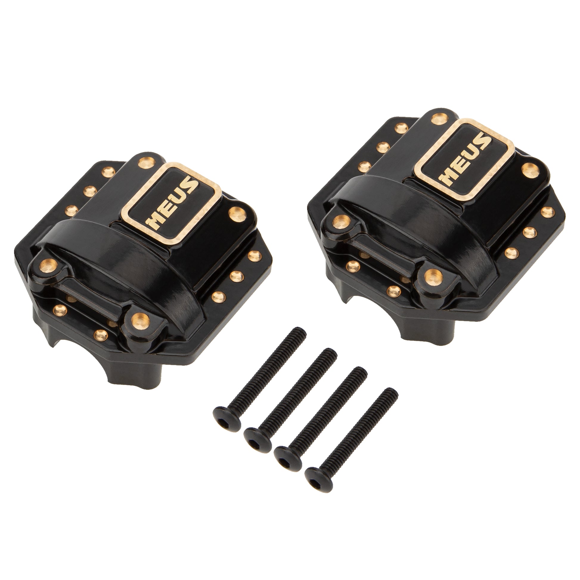 Brass Front Rear Diff Covers for SCX10 Nylon Portal Axle