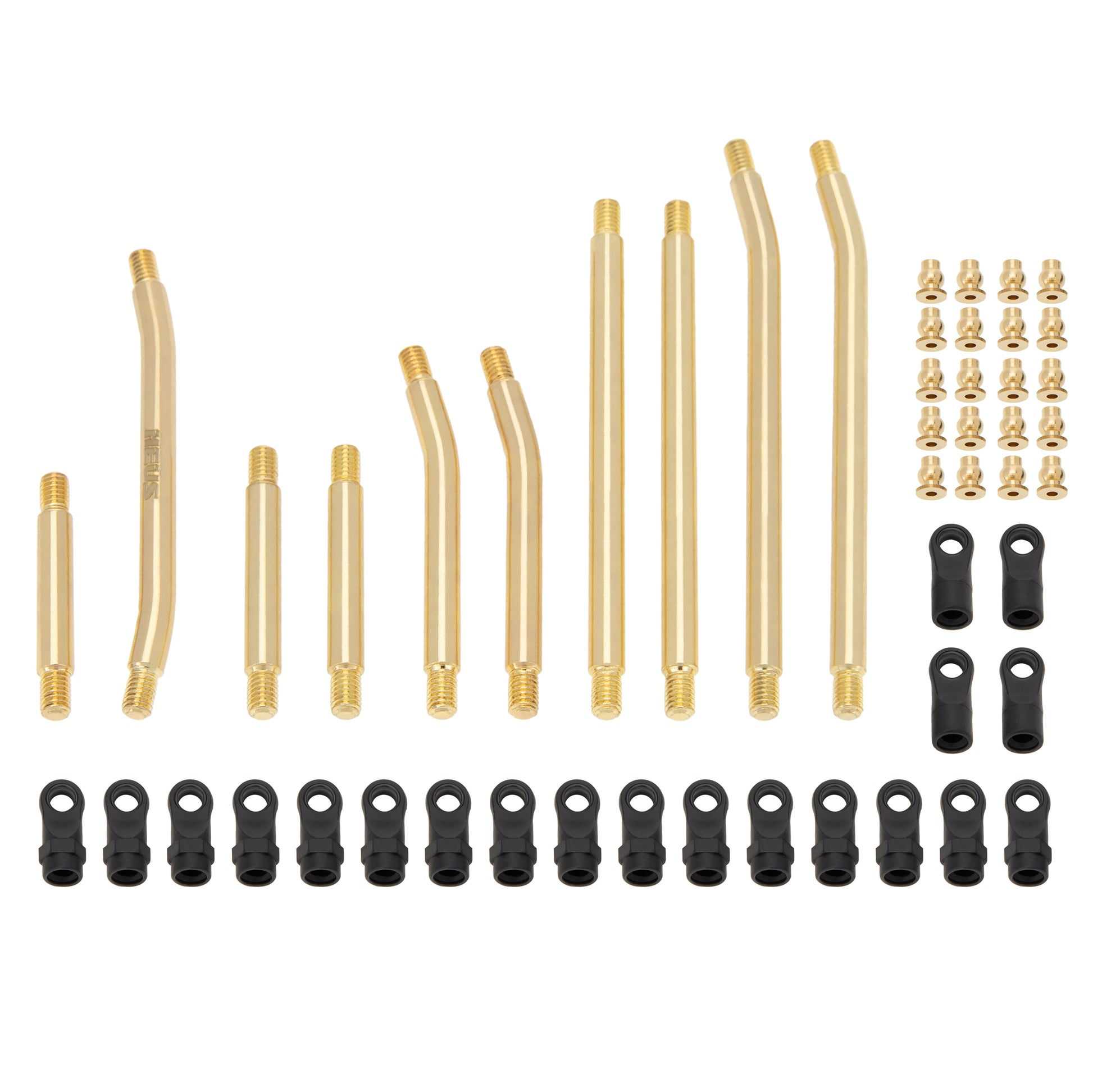 Brass SCX24 Gladiator High Clearance Chassis & Steering Links 