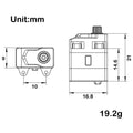 Brass SCX30 V2 coreless servo size