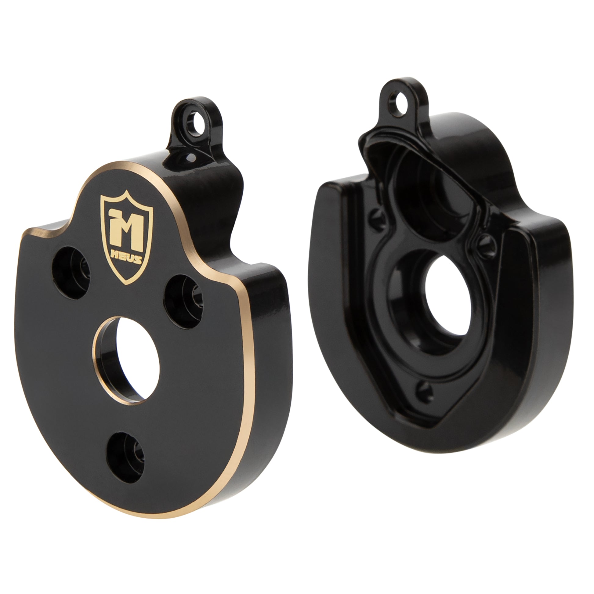 Brass rear portal covers for SCX10 Nylon Portal Axle