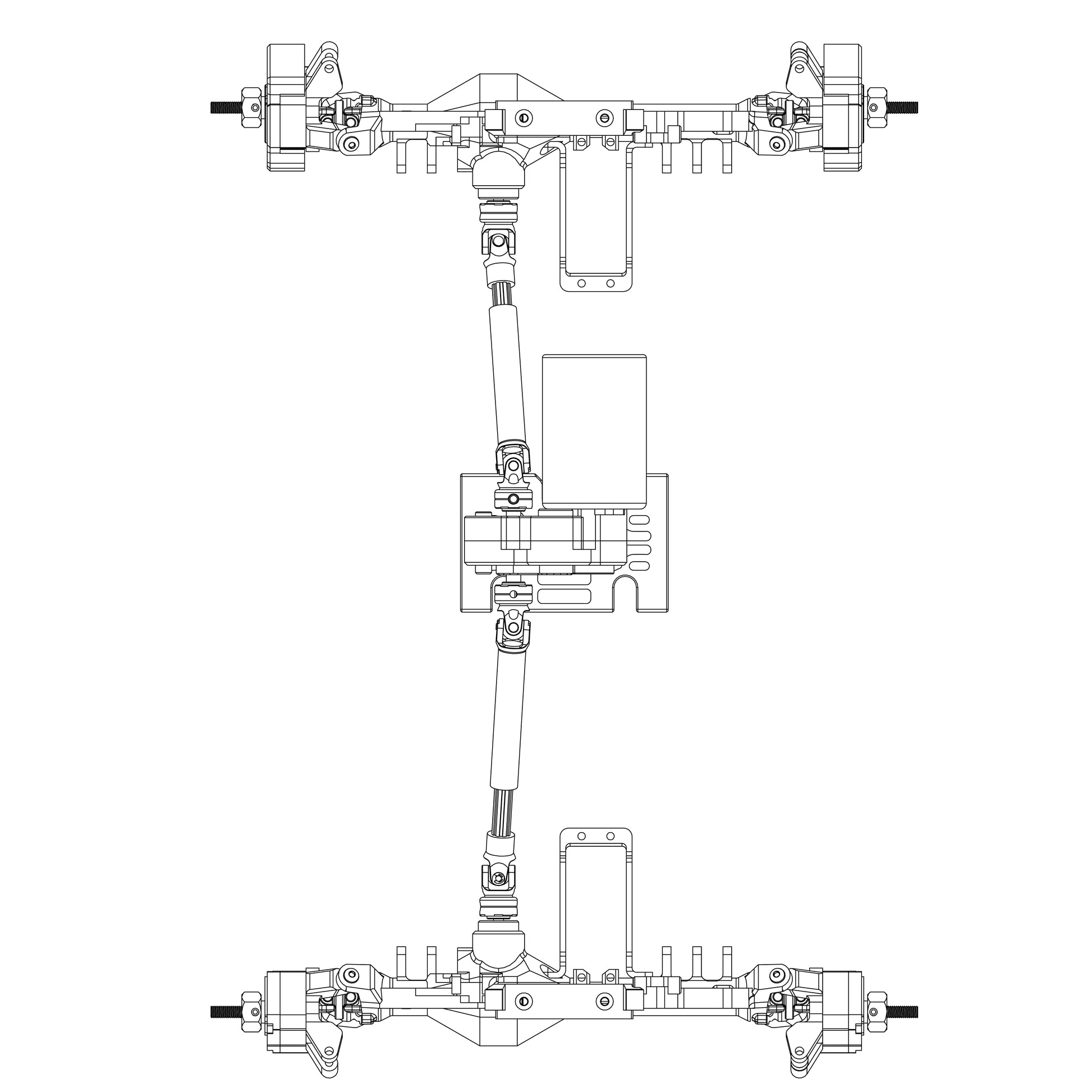CHEAT CODE Capra 1.9 Isokinetic 4WS axles