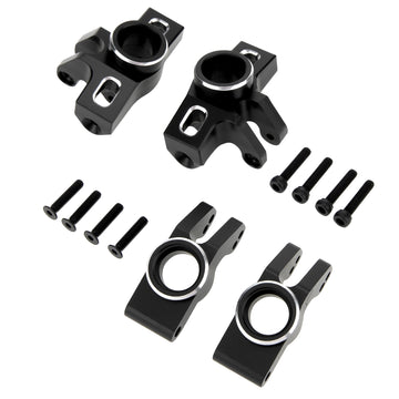 MEUS Racing Aluminum Steering Knuckles C-hubs Set for ARRMA 1/14 1/16 1/18 RC Cars