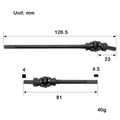MEUS Capra 1.9 UTB Isokinetic 3-Section V1 CVD Shafts Size