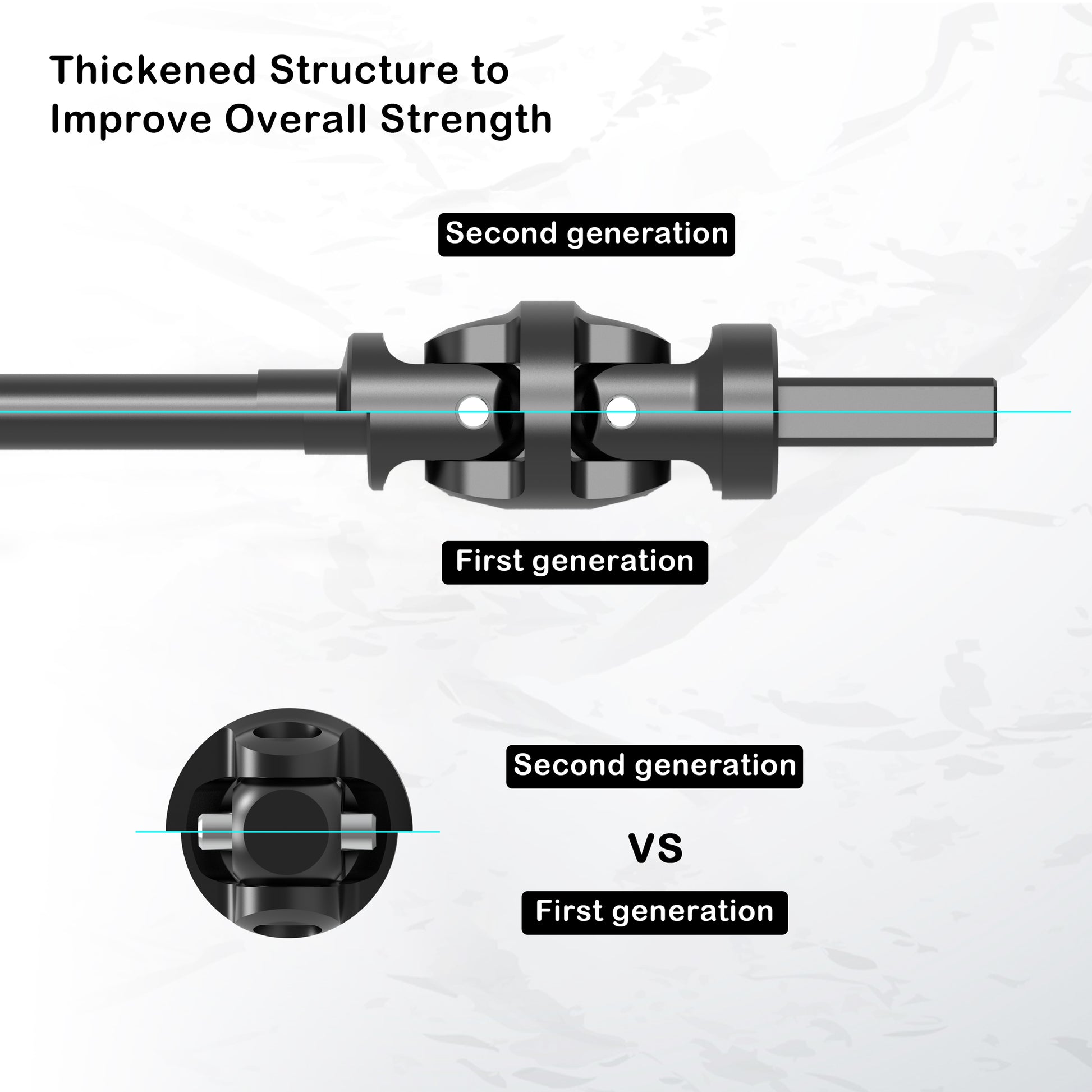 MEUS Capra 1.9 UTB Isokinetic 3-Section V1 CVD Shafts