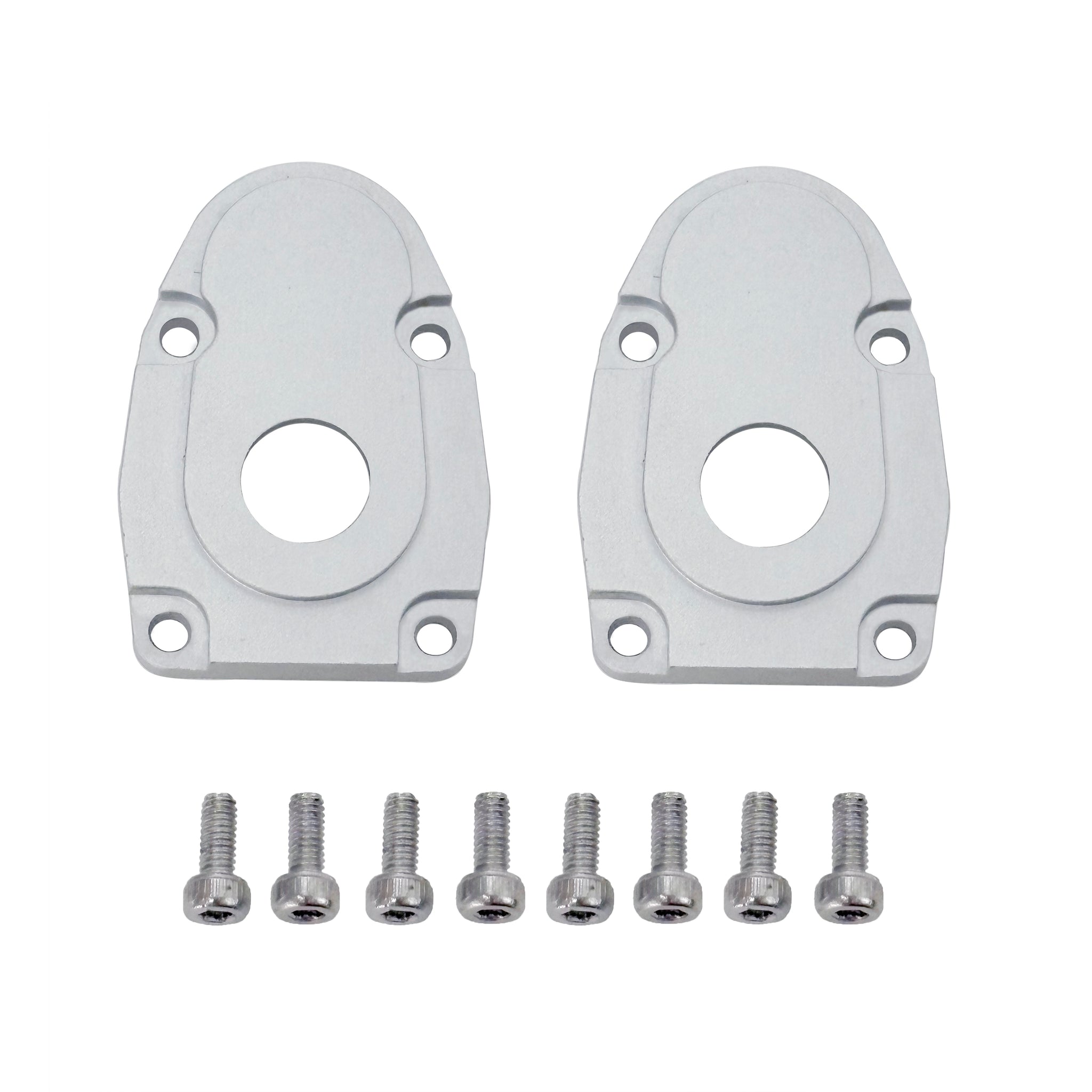 Silver Aluminum Capra 1.9 UTB Rear Steering Axle Outer Portal Cover