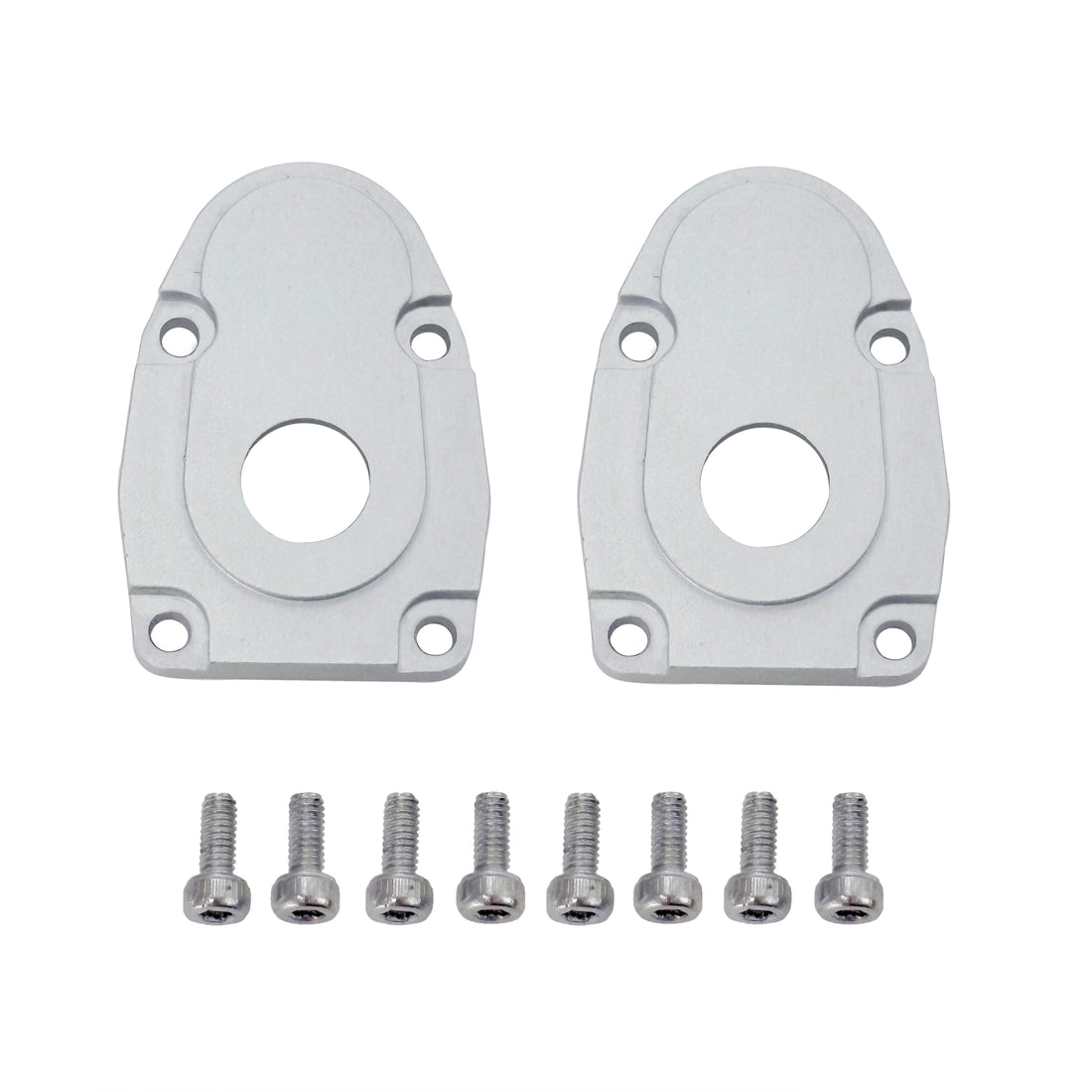 Silver Aluminum Capra 1.9 UTB Rear Steering Axle Outer Portal Cover