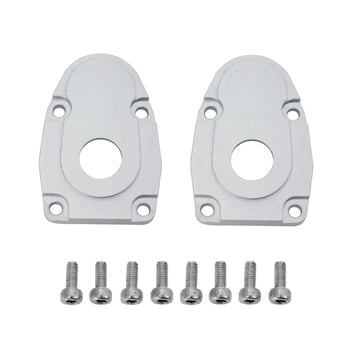 Silver Aluminum Capra 1.9 UTB Rear Steering Axle Outer Portal Cover